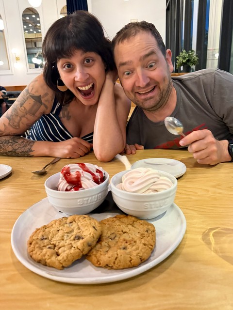 Mitch really loves ice cream and Jessica likes that about him