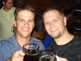 Tom Elliott - Tom and I at Gluek's