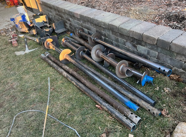 Helical piers n plates