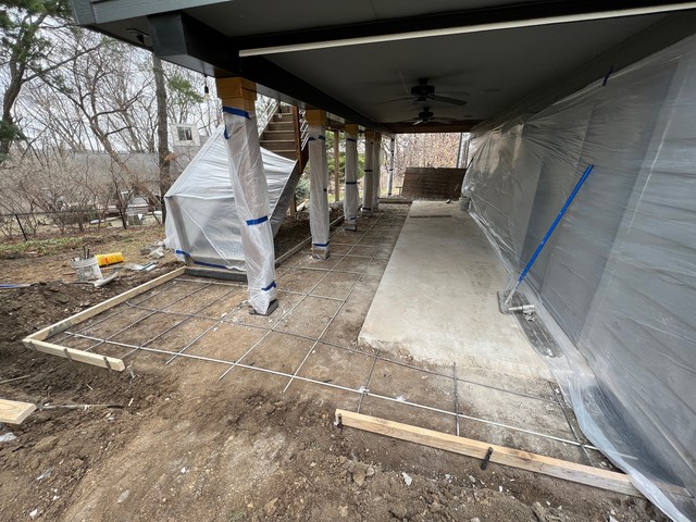 Well, at least the concrete company seems to care about maintaining a clean work environment and ...