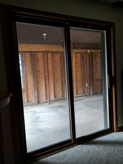 This was the view from the walk-out basement, heh