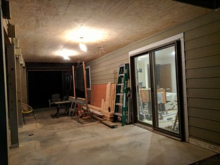 Almost got the back yard patio put together