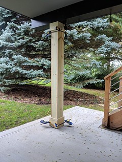 Starting to wrap the posts