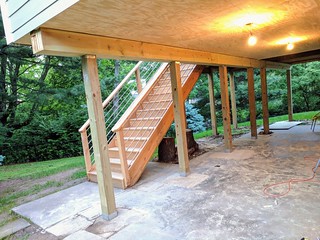 Spent the day wrappin this here patio beam... Almost done. Almost able to enjoy this space!