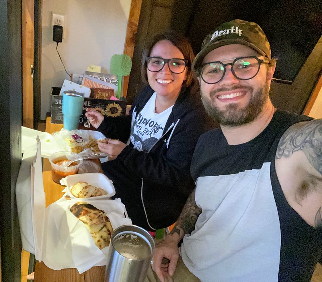 Takeout from a local brewery