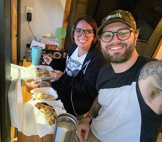 Takeout from a local brewery