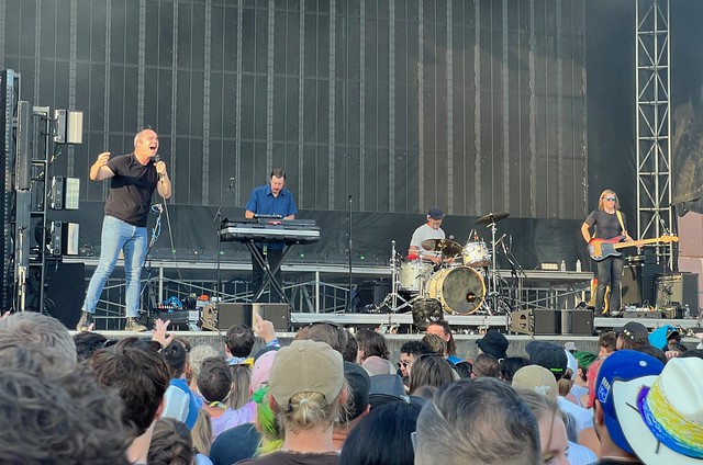 I didn't know a whole lot about Future Islands, but this dude put everything that he had into this show. It was so rad to see.