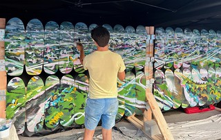 Art - Paintin some skateboards