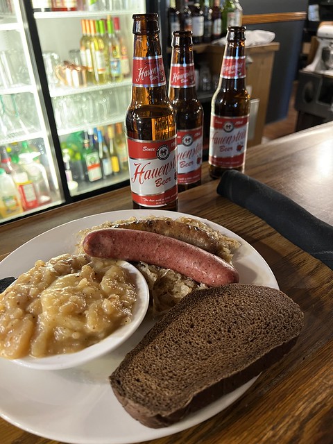 Lunch at the Kaiserhoff. The Sauerkraut was ridic.