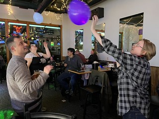 These balloons turned everyone into playful children. It was kind of awesome.