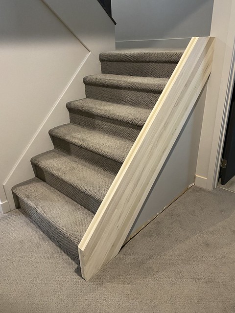 Test fittin the new skirt board