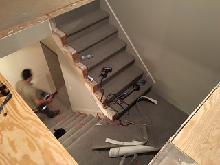 Basement carpet goin in