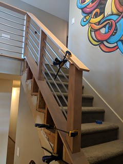 Setting everything in place before disassembling to finish.