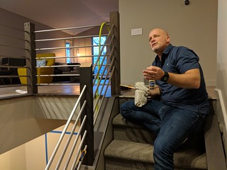 2737 - When it was time for final assembly and glue-up, I asked my good buddy, Rico to give me a hand.