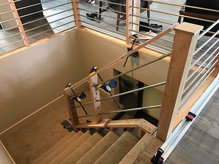 Fitting the last bit of this railing