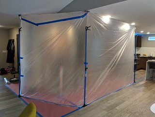 Finishing the pre-installed newel posts required so much prep work