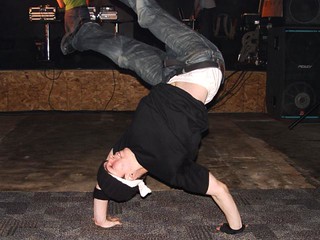 Lou, one of the Break Dancing Floor Spiders