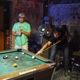 Chuck McGrane - Shootin pool at the Locust Tap