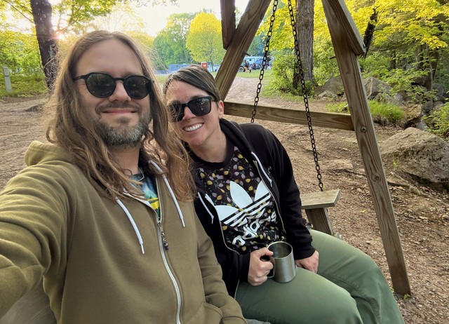 Hangin by the stream