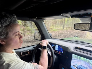 Travel - Elizabeth takes the wheel