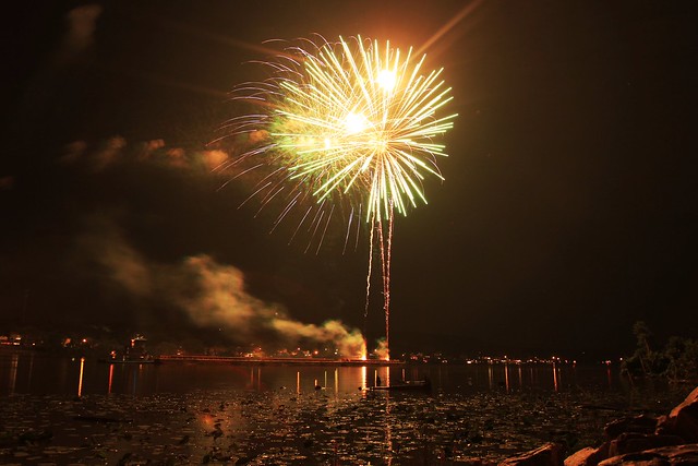 Fireworks kicking off