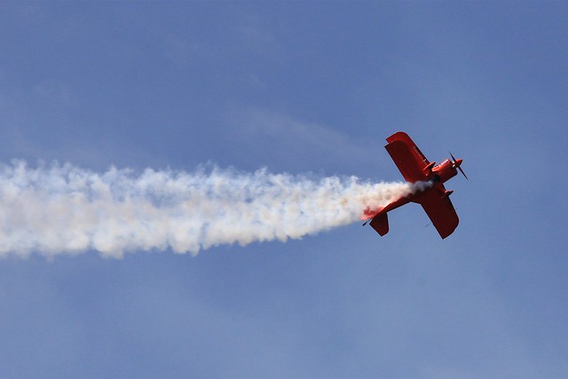 This stunt was crazy. Flying diagonal.