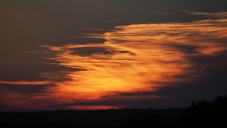 Sunset - A dark sunset at mom's