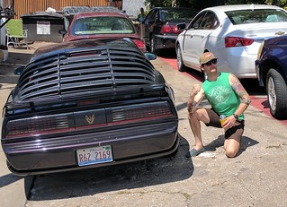 Mitch posin for a Firebird pic