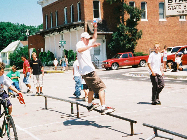 Phil Enright with a frontside