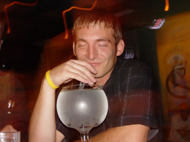 Ask for a giant glass of water and Larry will take care of you