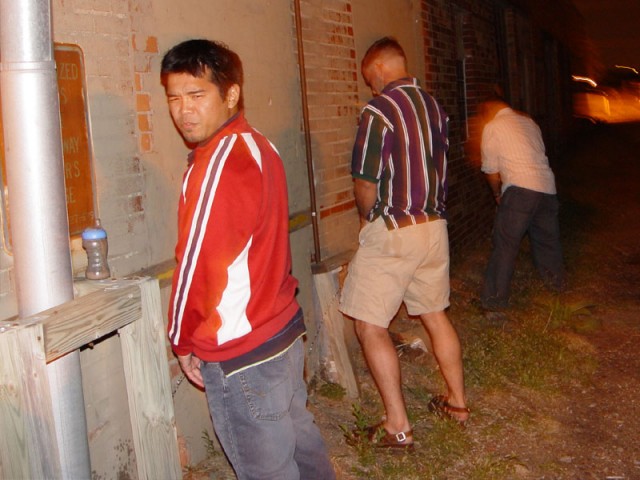 Too bad there isn't a bathroom in the limo