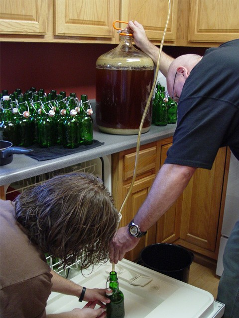 Bottling the beer