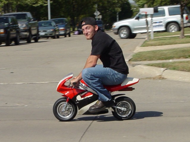 Turbo riding down Magazine