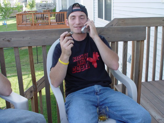 Cigars and Glenfiddich 18 year