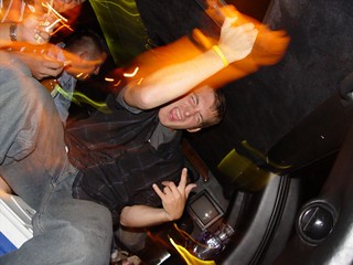 Limo - Turbo about to go out the sun roof