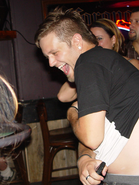 I just got my nipples slapped