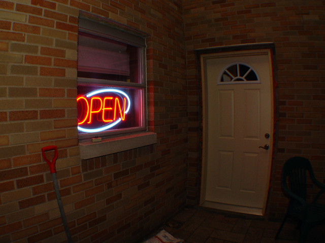 Turbo has an open sign.