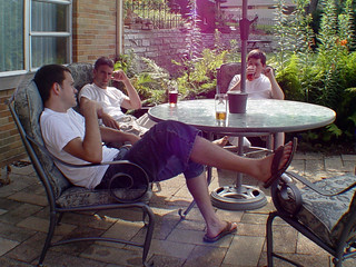 Jordan Muck - Hanging out before the party