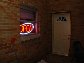 Turbo has an open sign.