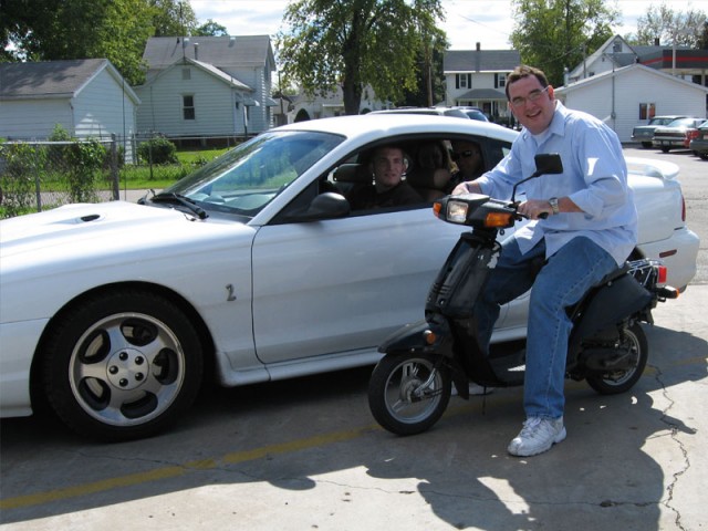 Matt revving against Turbo