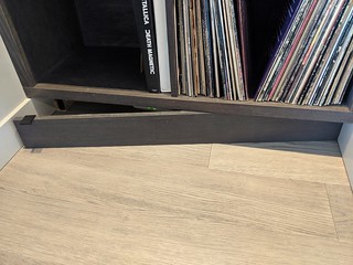 Removable toe kick finished up