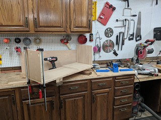 Starting the bottom record shelf...