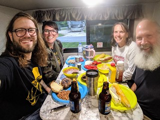 Gettin cozy in the camper