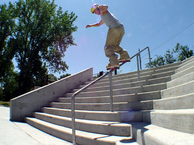Mike Adam with a frontside