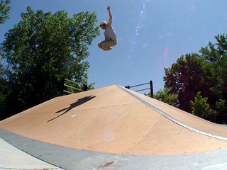 Mike Adam jumping the pyramid