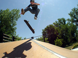 Kyle Pitman - Heelflip over the pyramid