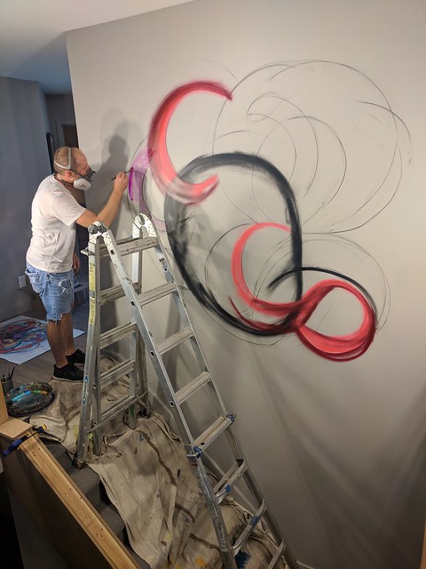 Vance was not messing around. I barely had the cameras ready by the time he started freehand sket...