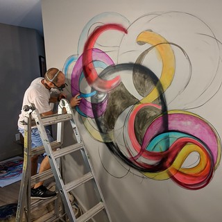 Art - Sprayin in them blues