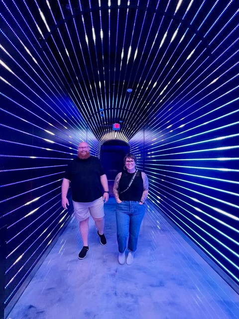 Walkin around Meow Wolf