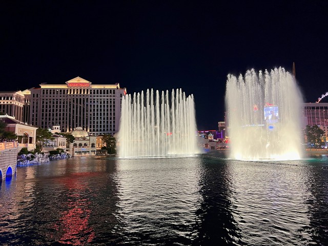 Fountains by Caesar's Palace